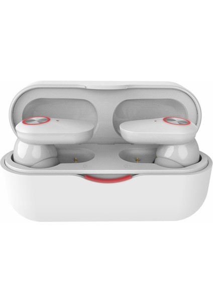 YD06 Kulak Içi Kulaklık Kablosuz Bluetooth Kulaklık Dokunmatik Kontrollü Kulaklık - Beyaz (Yurt Dışından)