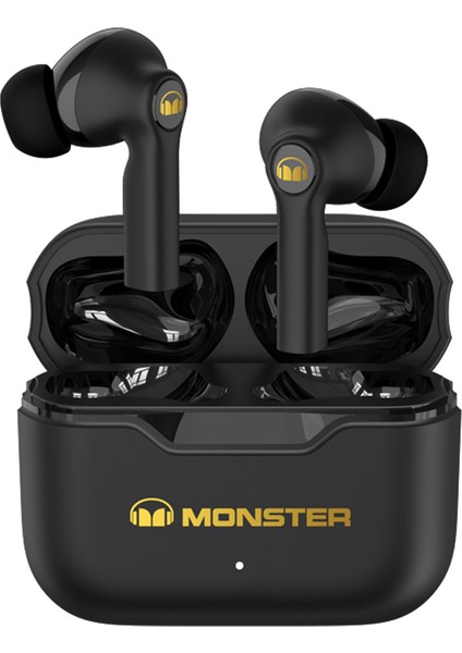 Monster XKT02 Bluetooth Kablosuz Kulaklık Stereo Ses Düşük Gecikme Koşu Koşu Için Spor Kulak Içi Kulaklık - Siyah (Yurt Dışından)