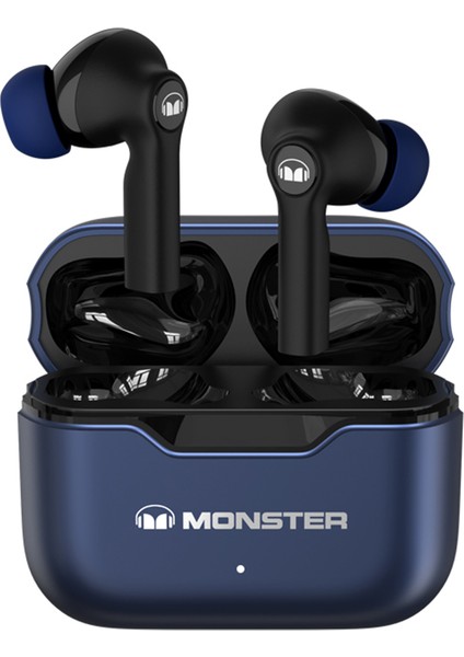 Monster XKT02 Bluetooth Kablosuz Kulaklık Stereo Ses Düşük Gecikme Koşu Koşu Için Spor Kulak Içi Kulaklık - Mavi (Yurt Dışından)