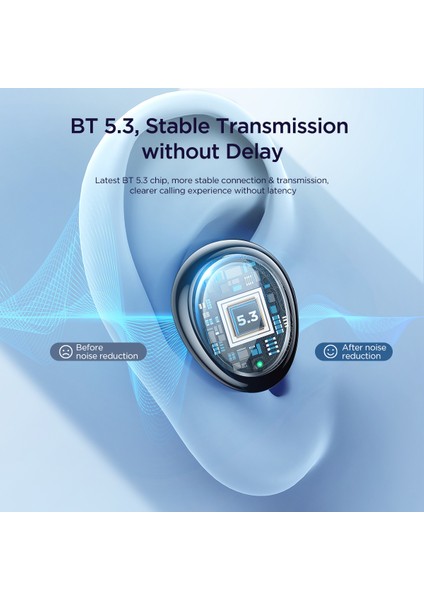 Db1 Tws Kulakiçi Kulak Içi Bluetooth Kulaklıklar Şarj Kutulu Mini Kablosuz Kulaklık - Siyah (Yurt Dışından)