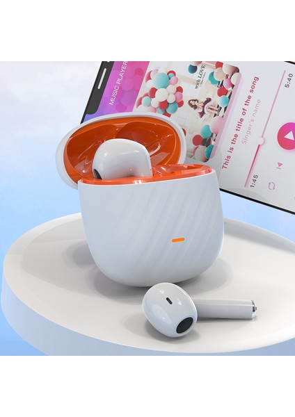 G08 Tws Bluetooth 5.3 Yarı Kulak Içi Kulaklıklar Su Geçirmez Kablosuz Spor Kulaklıkları - Siyah (Yurt Dışından)