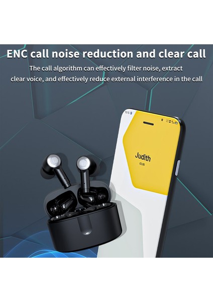 J9 Tws Kulakiçi Bluetooth Kulaklık Taşınabilir Kulaklıklar Gürültü Azaltma Kablosuz Kulaklık - Siyah (Yurt Dışından) fırsatları