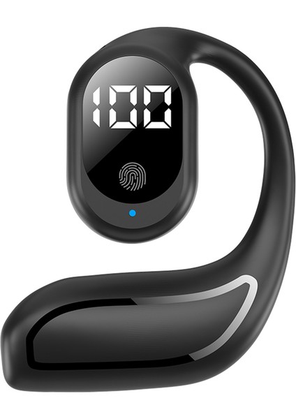 Fn-98 Tek Kulak Bluetooth Kulak Askılı Kulaklık Kablosuz Kulaklık - Siyah (Yurt Dışından)