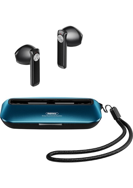 Remax Alloybuds M2 Tws Kablosuz Bluetooth Kulaklık Ipx6 Su Geçirmez Müzik Hd Çağrı Kulaklığı - Mavi (Yurt Dışından)