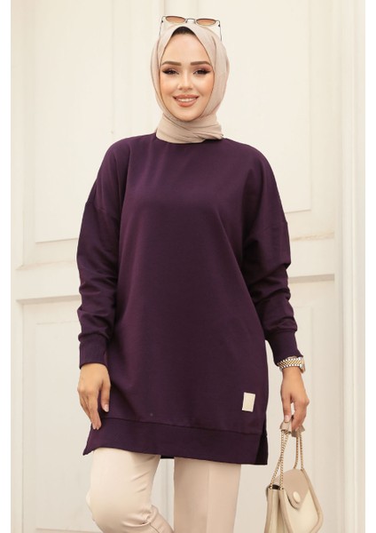 Neva Style Mor Tesettür Tunik 30644MOR