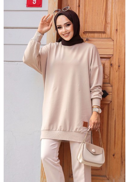 Koyu Bej Tesettür Tunik 30644KBEJ fiyatları