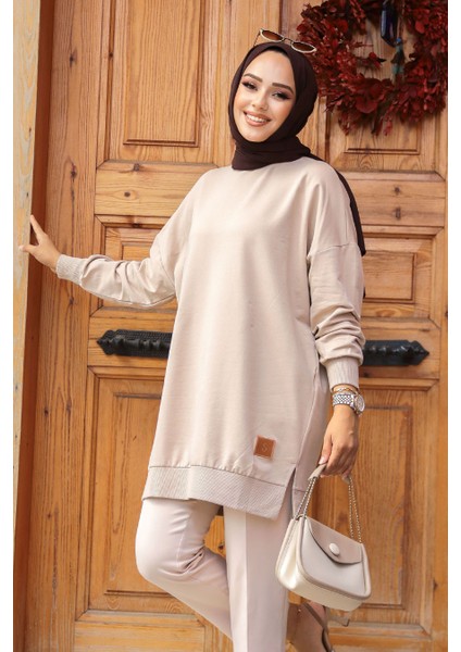 Koyu Bej Tesettür Tunik 30644KBEJ