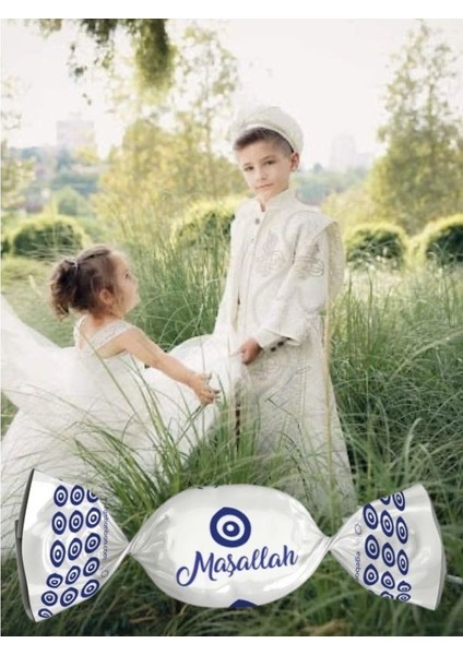 Maşallah Temalı Hediyelik Sünnet ve Düğün Için Şekerleme modelleri