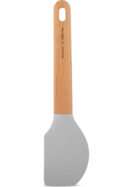 x Refika'dan Ahşap Saplı Silikon Spatula 27,4 cm