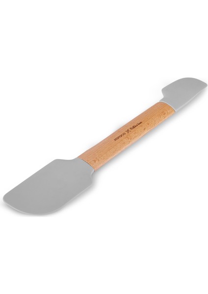 x Refika'dan Çift Taraflı Ahşap Spatula 30 cm