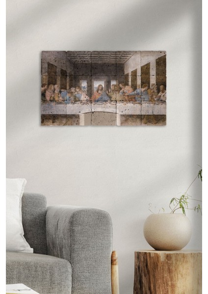 Doğal Taş Tablo – Last Supper - 001 - (30X50CM)