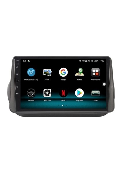 Fiat Fiorino Inside Version Android Multimedya Sistemi (2008-2018) 2 GB Ram, 32 GB Hafıza, 4 Çekirdek, Necvox