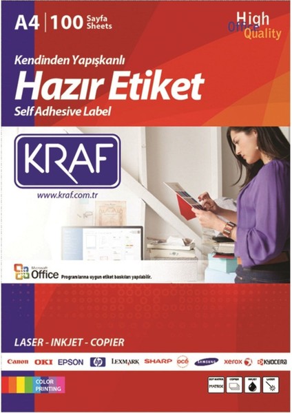 Laser Etiket KF-2000 210 x 297 mm