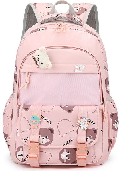 Kız Öğrenciler Için Okul Çantası, Basit Büyük Kapasiteli, Sevimli ve Güzel Görünümlü Sırt Çantası, Ortaokul Öğrenci Sırt Çantası (Yurt Dışından)