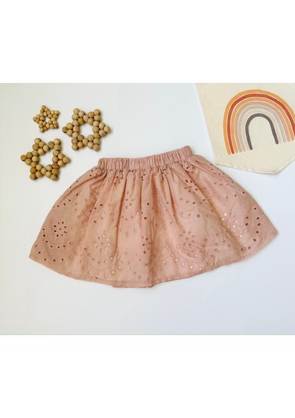 Kız Çocuk Pamuk Astarlı Fisto Etek