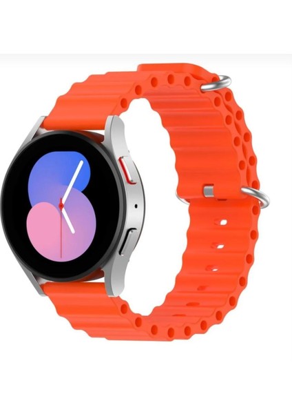 Samsung Galaxy Watch 4 40-46 mm İçin Ocean Loop Silikon Kordon 20MM