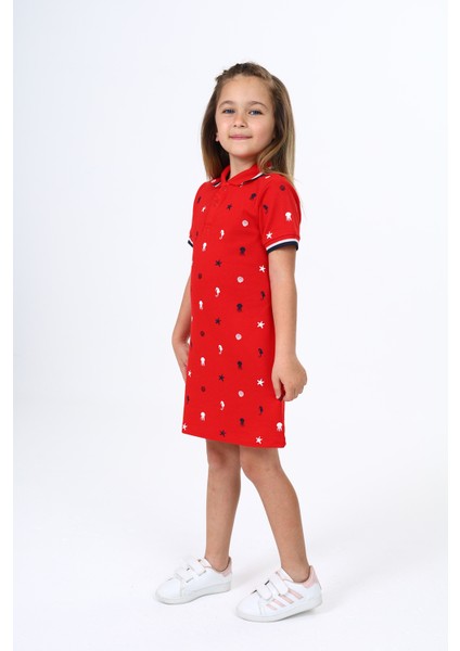 Kız Çocuk Baskılı Elbise modelleri