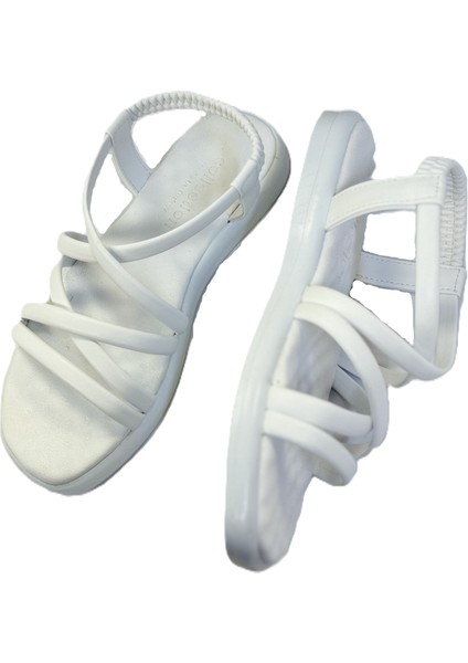 Yeni Model Yumuşak Ince Bantlı Kadın Sandalet