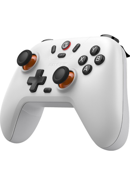 Gamesir Nova Lite Kablosuz Gamepad, Üç Modlu Bağlantı - Pc/switch/stem/ios/android - Hall Efektli Tetikleyici, Dualvibration, Turbo - Beyaz