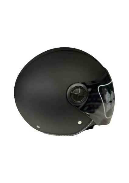 FX-101 Deri Kaplama Siyah Açık Kask modelleri