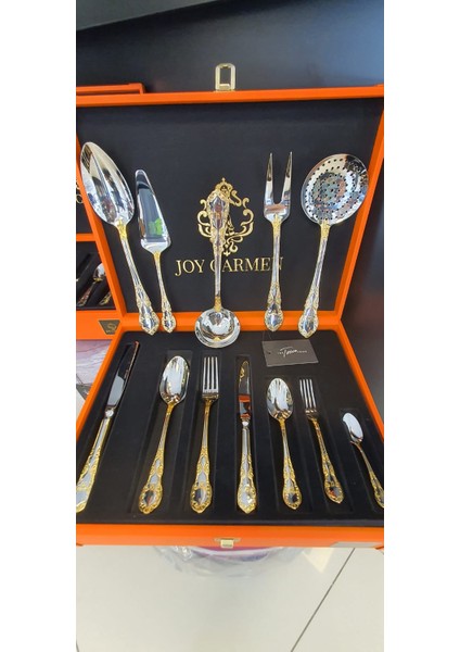 Excelence Cutlery 12 Kişilik 89 Parça Çkb Gld