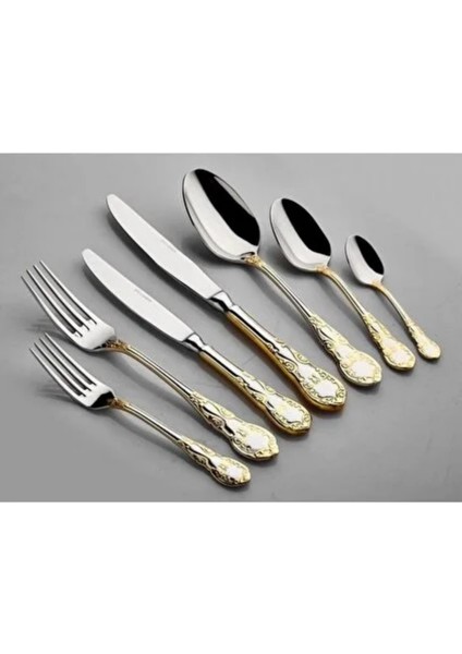 Excelence Cutlery 12 Kişilik 89 Parça Çkb Gld fiyatları