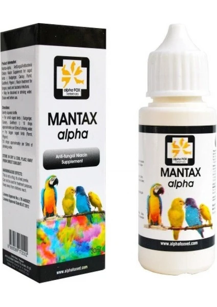 Alpha Fox Mantax Kuş Mantar Ilacı 30 ml