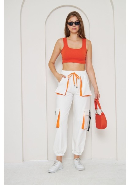 Kadın Kargo Cepli Penye Pantolon Xl fiyatları