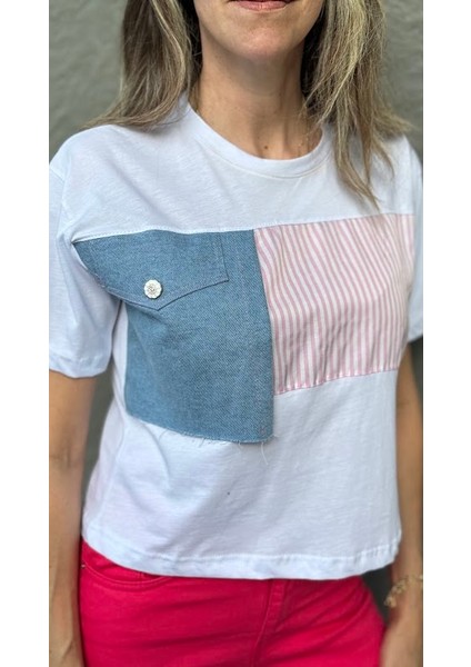 Kot Şeritli T-Shirt indirimleri