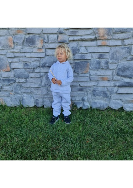 Çocuk Alt Üst Eşofman Kapüşonlu Kalın Kumaş Ikili Takım - Üç Iplik Şardonlu modelleri