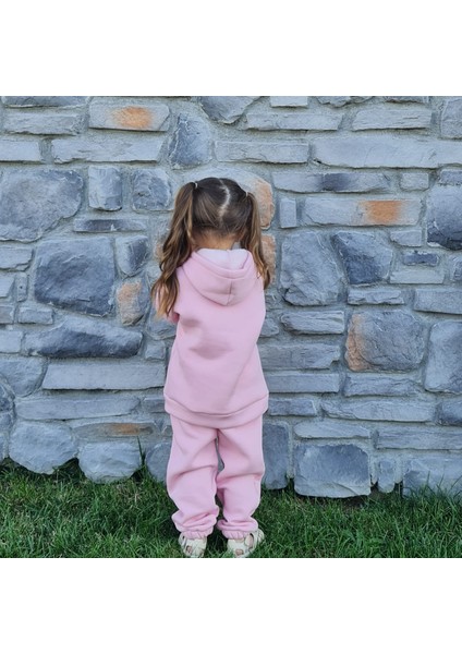 Çocuk Alt Üst Eşofman Kapüşonlu Kalın Kumaş Ikili Takım - Üç Iplik Şardonlu fiyatları
