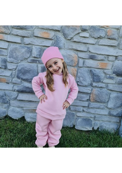 Çocuk Alt Üst Eşofman Kapüşonlu Kalın Kumaş Ikili Takım - Üç Iplik Şardonlu modelleri