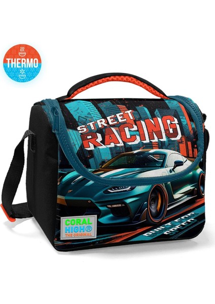 Kids Siyah Nefti Yarış Arabası Desenli 3’lü Okul Çanta Seti 3SET23765 modelleri