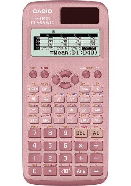 FX-991EX-PK Bilimsel Fonksiyonlu Hesap Makinesi Pembe