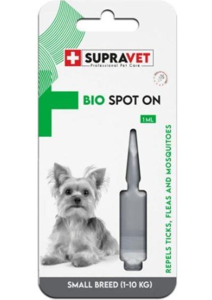 Küçük Irk Köpek Deri ve Tüy Bakım Dış Parazit Bitkisel Damla Small Breed 1 ml