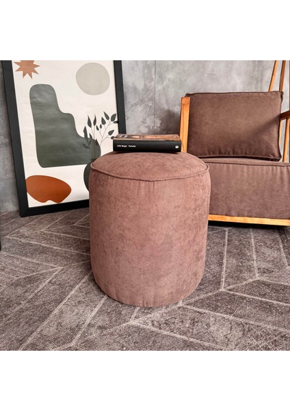 Koyu Kahve Puf modelleri