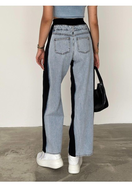 Kadın Keten Garnili Kot Pantolo fiyatları