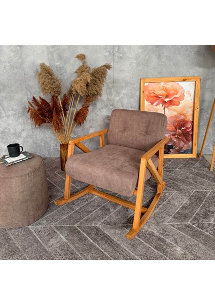 Nini Sallanan Ahşap Berjer | Koyu Kahve fırsatları