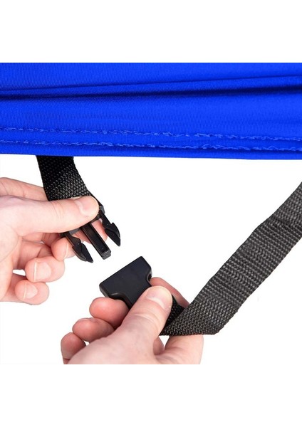 Ultra Shop Hero Dash 110 Motosiklet Branda Topcase Çanta Uyum Logolu Kumaş Penye Mavi Motor Branda