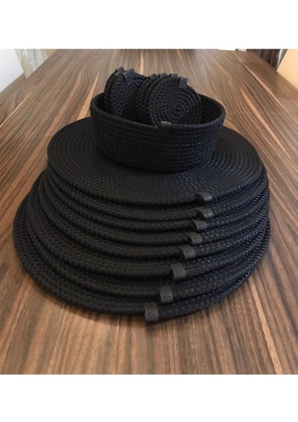 Siyah Supla Takımı 13 Adet 32 cm / Amerikan Servisi