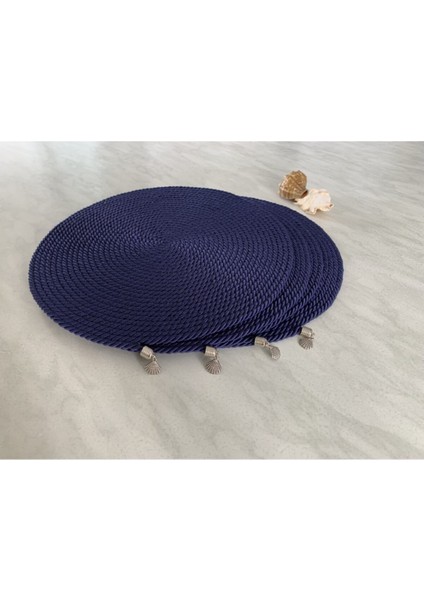 4 Adet 32 cm Lacivert Supla / Amerikan Servis