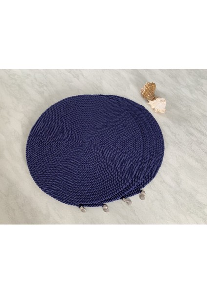 4 Adet 32 cm Lacivert Supla / Amerikan Servis