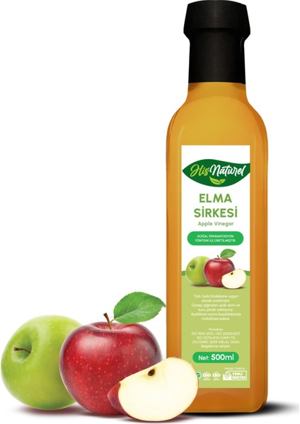 Organik Yıllanmış Alıç ve Elma Sirkesi Doğal Fermantasyon 2'li Set 500 Ml. modelleri