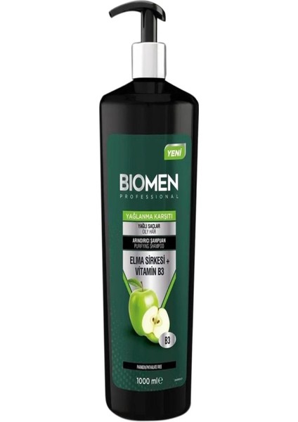 Şampuan Yağlı Elma 1000 ml