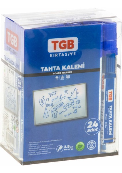 Tahta Kalemi Mavi TGB-676M 24 Lü