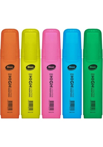 Fosforlu Kalem 5 Li Kartela 9185