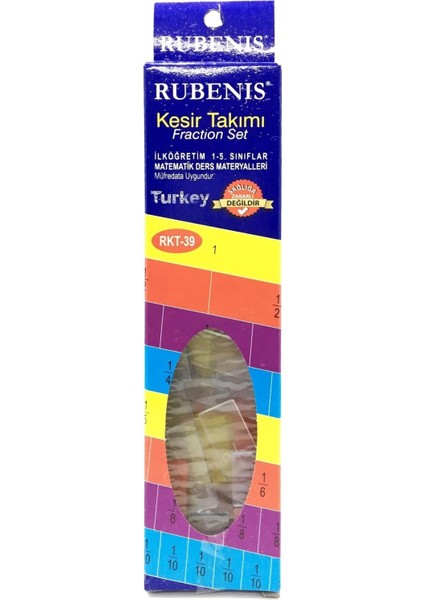 Rubenıs Rkt-39 Plastik Kesir Takımı