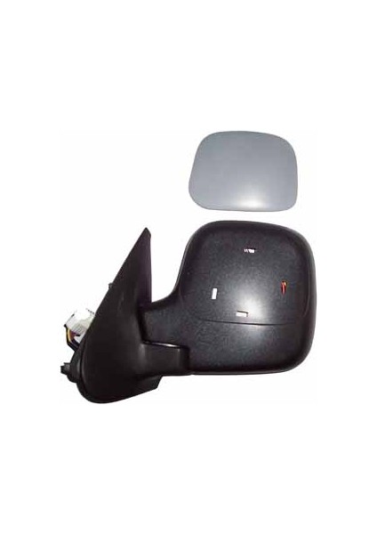 Peugeot Partner 96/02 Kapı Aynası Sol Elektri̇kli̇/ısıtmalı Gri̇ Kapaklı 5fi̇şli̇ (Tw)