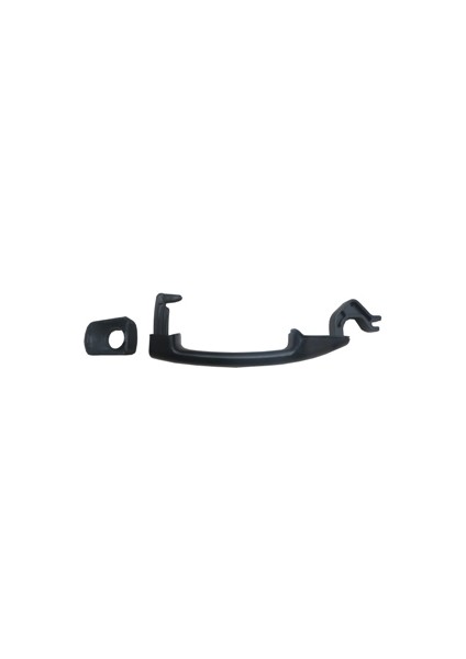 Peugeot 207 06/12 Ön Kapı Dış Açma Kolu Sağ Si̇yah (Pütürlü Ti̇p) (Anahtar Deli̇ksi̇z)