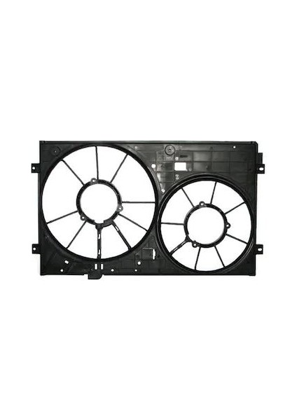 Volkswagen Jetta 6 11/14 Radyatör ve Kli̇ma Fan Davlumbazı Boş Gövde (Çi̇ftli̇) (Twy)
